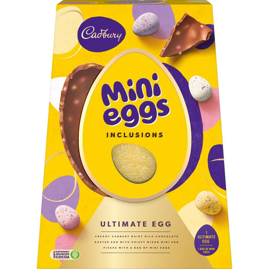 CADBURY MINI EGGS INCLUSIONS EASTER EGG 380G