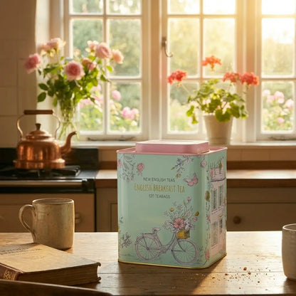 N.E.T COTTAGE TEA CADDY - ENGLISH BREAKFAST 120 TEA BAGS