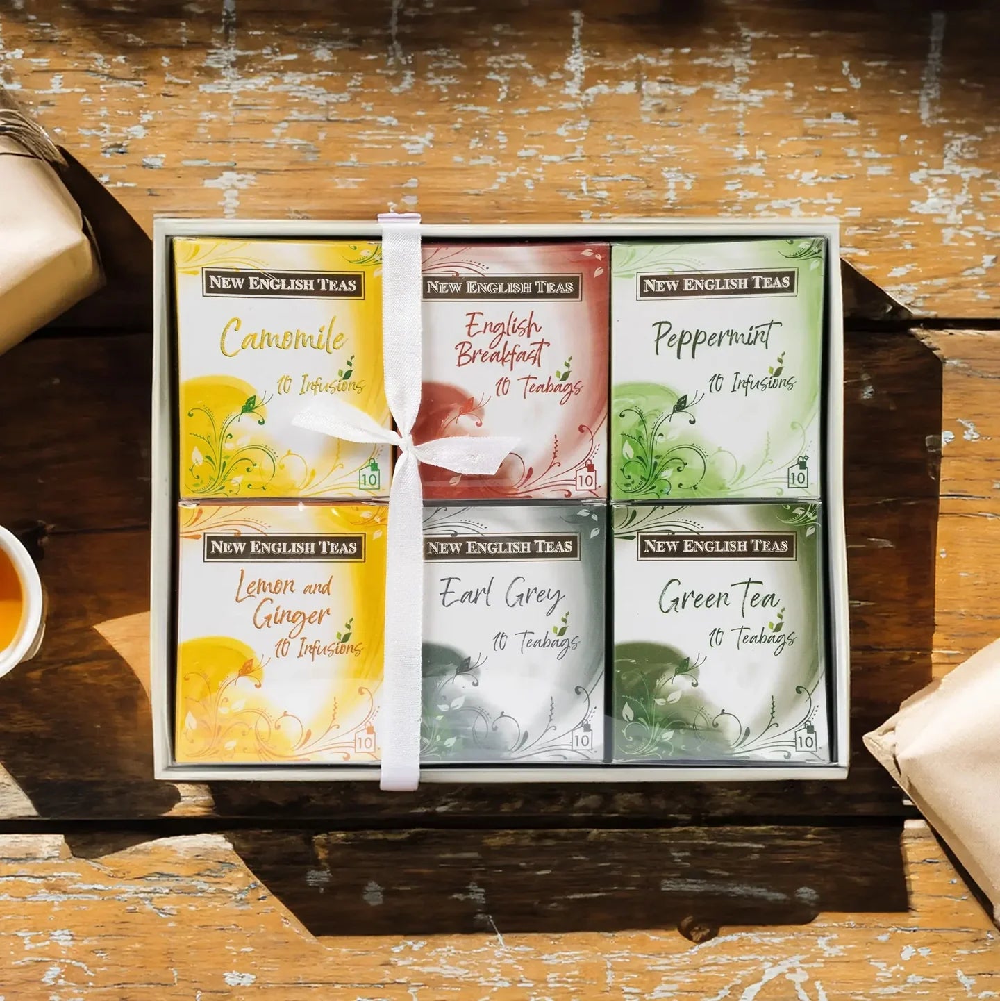 N.E.T TEA SELECTION GIFT BOX - 60 TEA BAGS