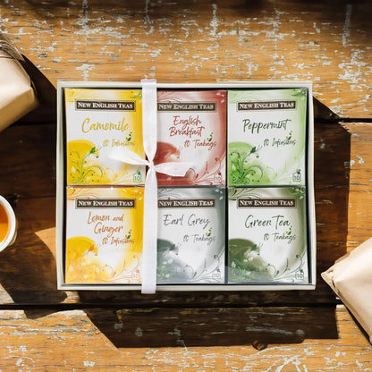 N.E.T TEA SELECTION GIFT BOX - 60 TEA BAGS