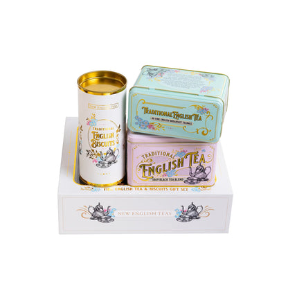 N.E.T VINTAGE VICTORIAN TEA & BISCUIT GIFT SET