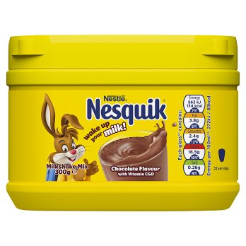 NESQUIK CHOCOLATE MILKSHAKE POWDER 300G
