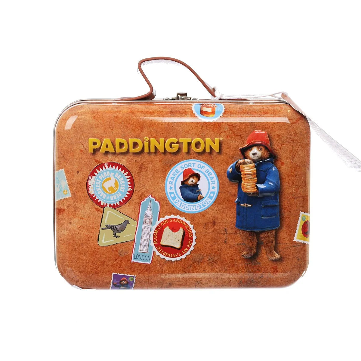 PADDINGTON SUITCASE SHORTBREAD & TEA TIN 275G
