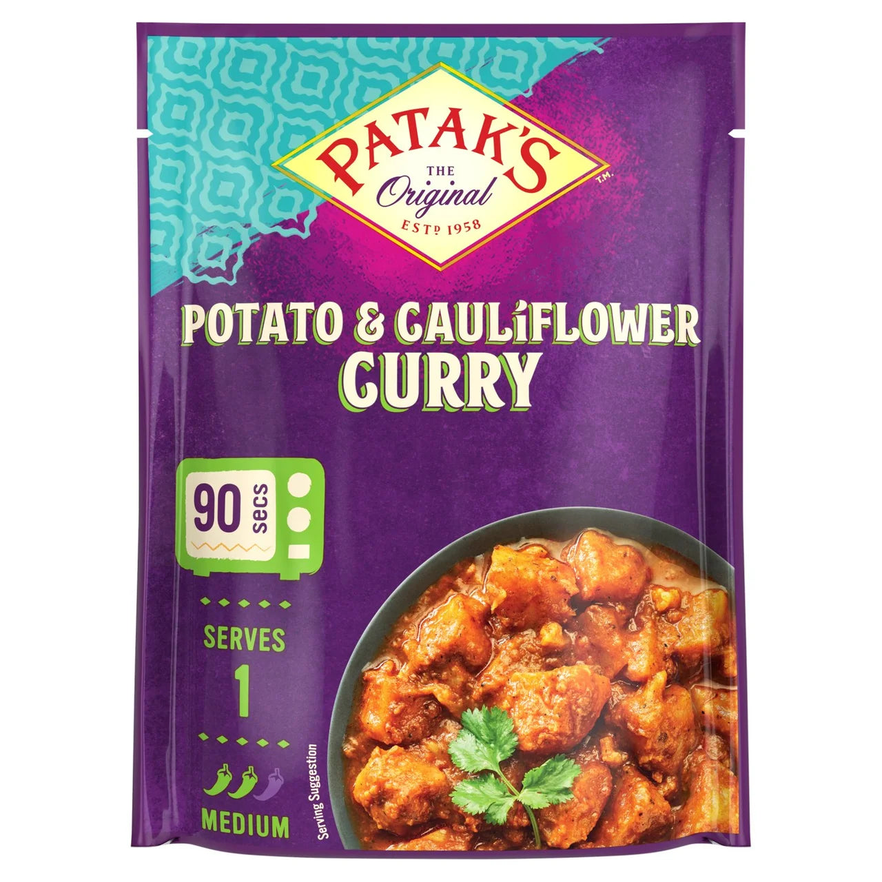 PATAKS POTATO & CAULIFLOWER READY MEAL 270G
