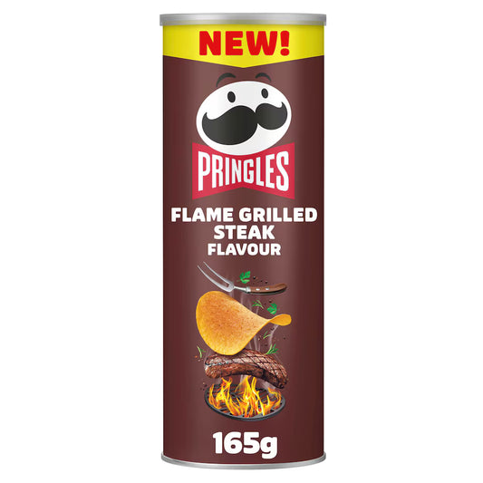 PRINGLES FLAME GRILLED STEAK 165G