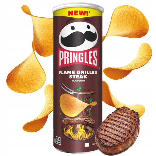 PRINGLES FLAME GRILLED STEAK 185G