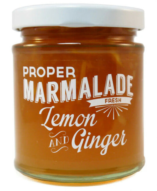 PROPER MARMALADE LEMON & GINGER MARMALADE 225G