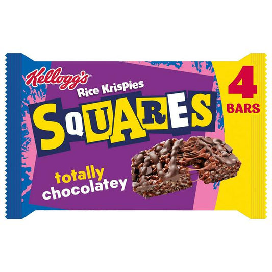 RICE KRISPIES SQUARES CHOCOLATEY 4x28G