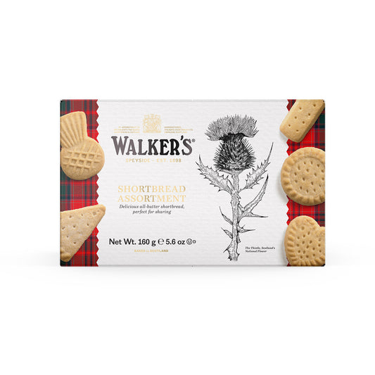 WALKERS THISTLE SHORTBREAD ASSORTMENT 160G