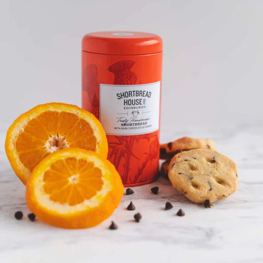 SHORTBREAD HOUSE OF EDINBURGH DARK CHOCOLATE & ORANGE SHORTBREAD 140G