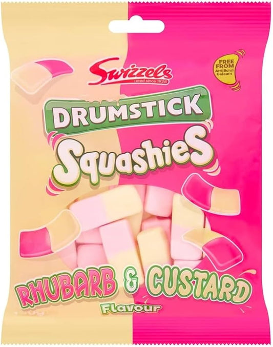 SQUASHIES RHUBARB & CUSTARD 120G