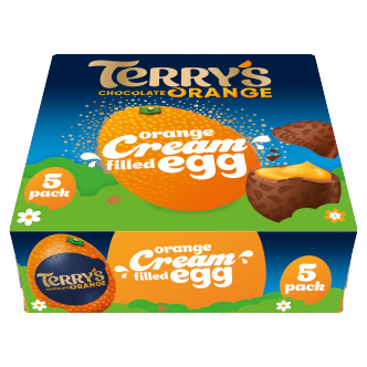 TERRYS CHOCOLATE ORANGE CREAM EGG 5x34G