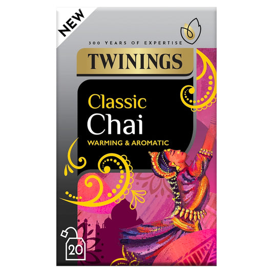 TWININGS CLASSIC CHAI 20 TEA BAGS 40G
