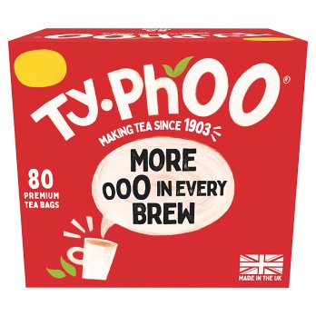 TYPHOO 80 TEABAGS 250G
