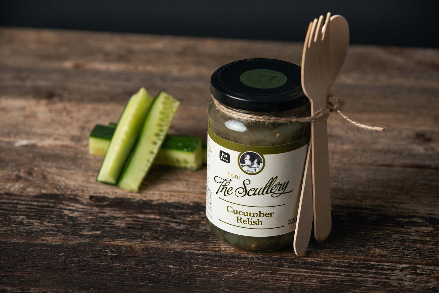 THE SCULLERY CUCUMBER RELISH 320G