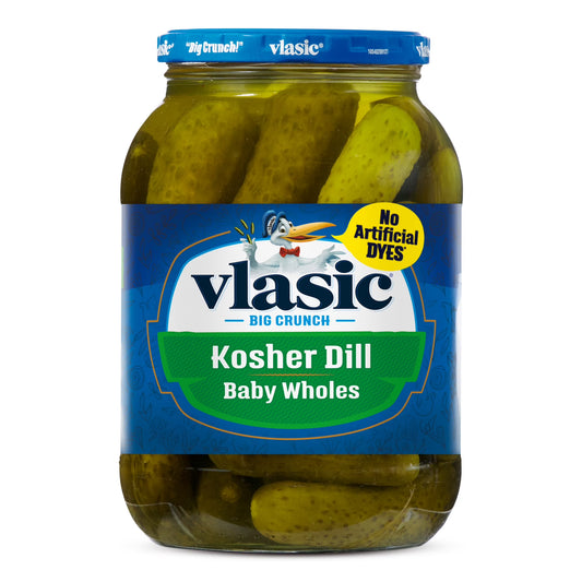 VLASIC WHOLE KOSHER BABY DILL WHOLES 946ML