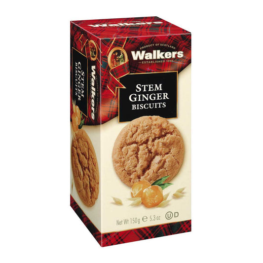 WALKERS BISCUITS STEM GINGER 150G