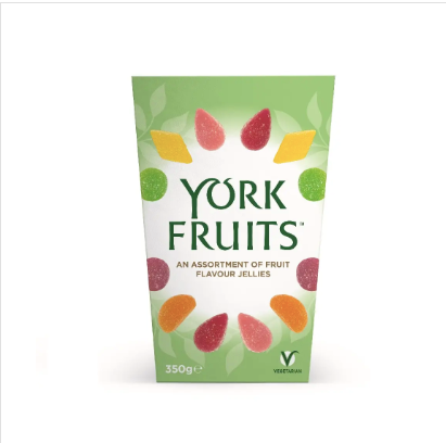 YORK FRUITS CARTON 350G